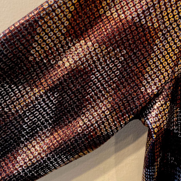 Women’s  Lularoe mid-calf length Metallic Sarah Cardigan w pockets sz XL NWT - Picture 7 of 7